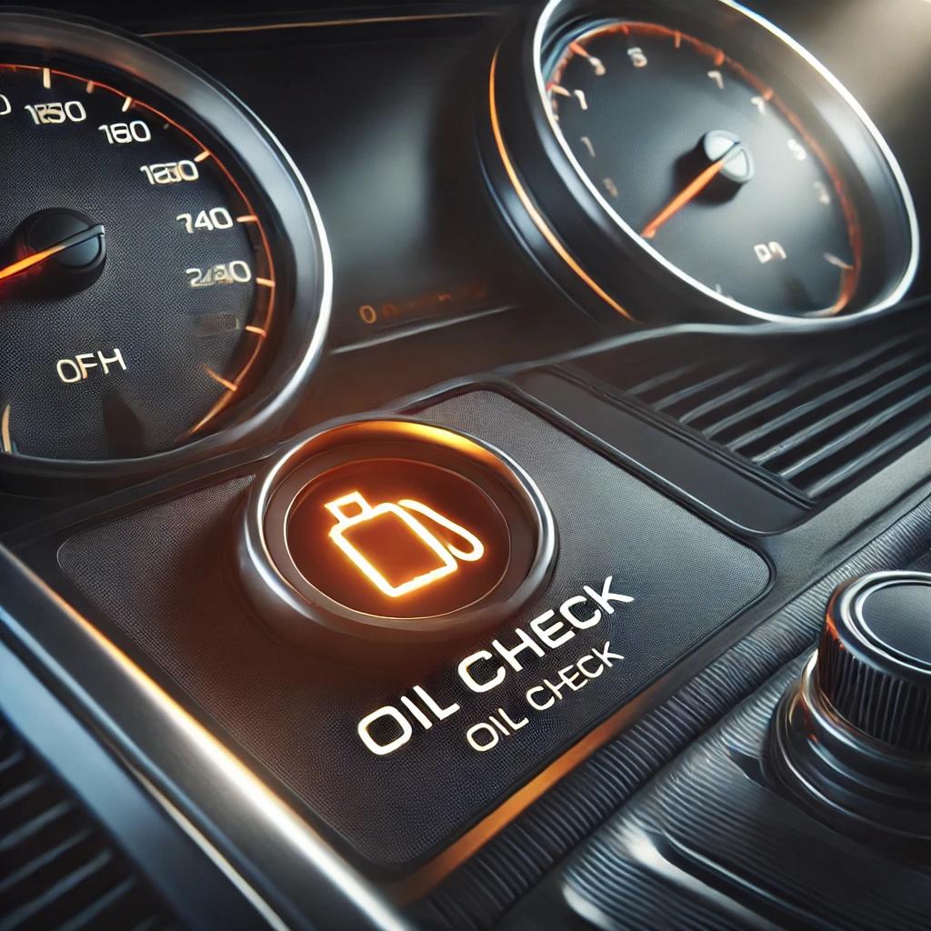 자동차 오일 점검표시