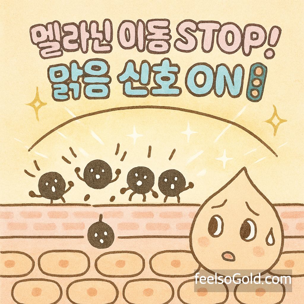 멜라닌 이동 STOP! 🚦 맑음 신호 ON!