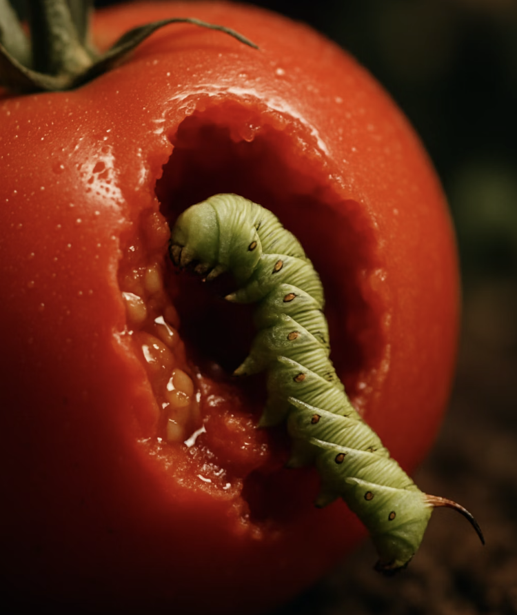 열매 속을 파고드는 교활한 습성