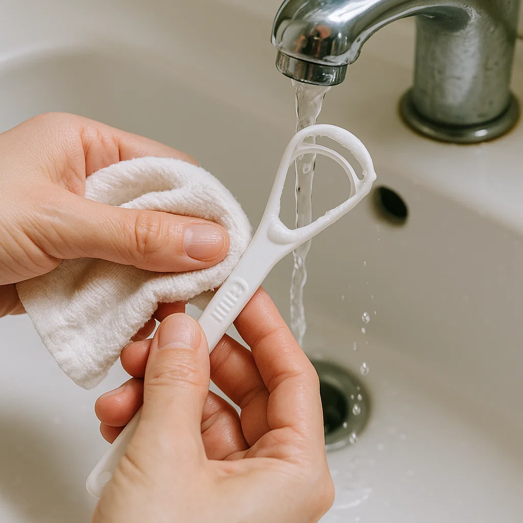 입냄새 원인을 설명하는 구강 구조 이미지