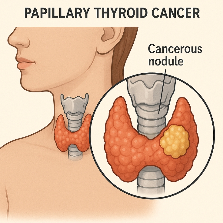 갑상선 유두암 관련 자료 사진