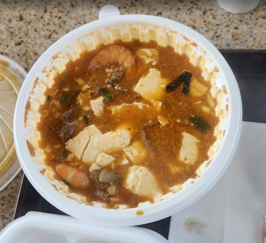 기본 새우, 고기 순두부 이미지