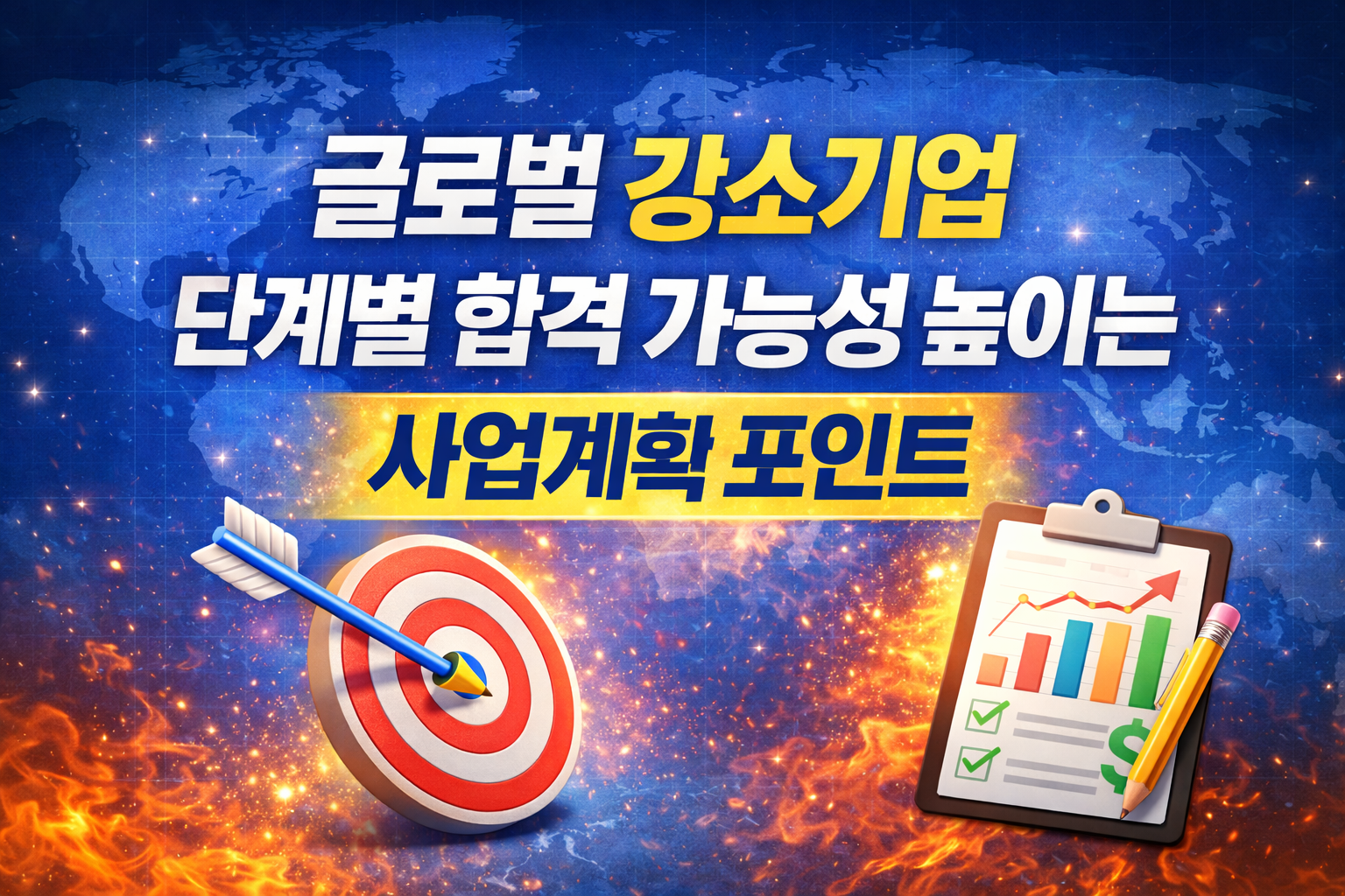 글로벌 강소기업 단계별 합격 가능성 높이는 사업계획 포인트