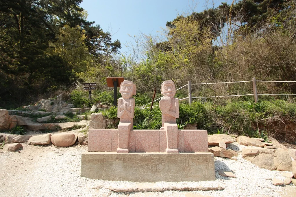 소무의도 둘레길 무의바다누리길 중반 지점 '명사의 해변' 풍경