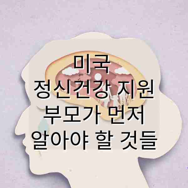 사람얼굴 이미지 안에 뇌 이미지 안에 가족