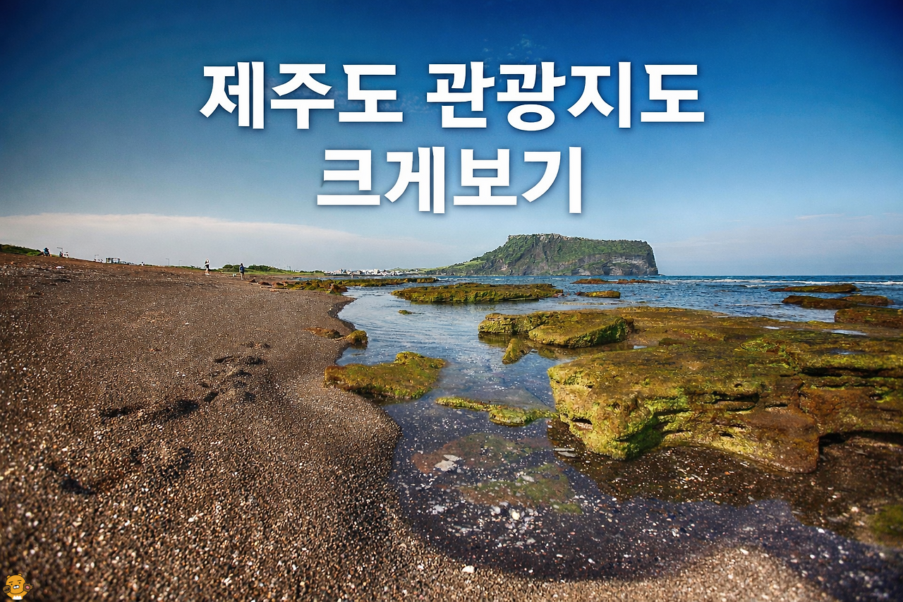 제주도 관광지도 크게보기