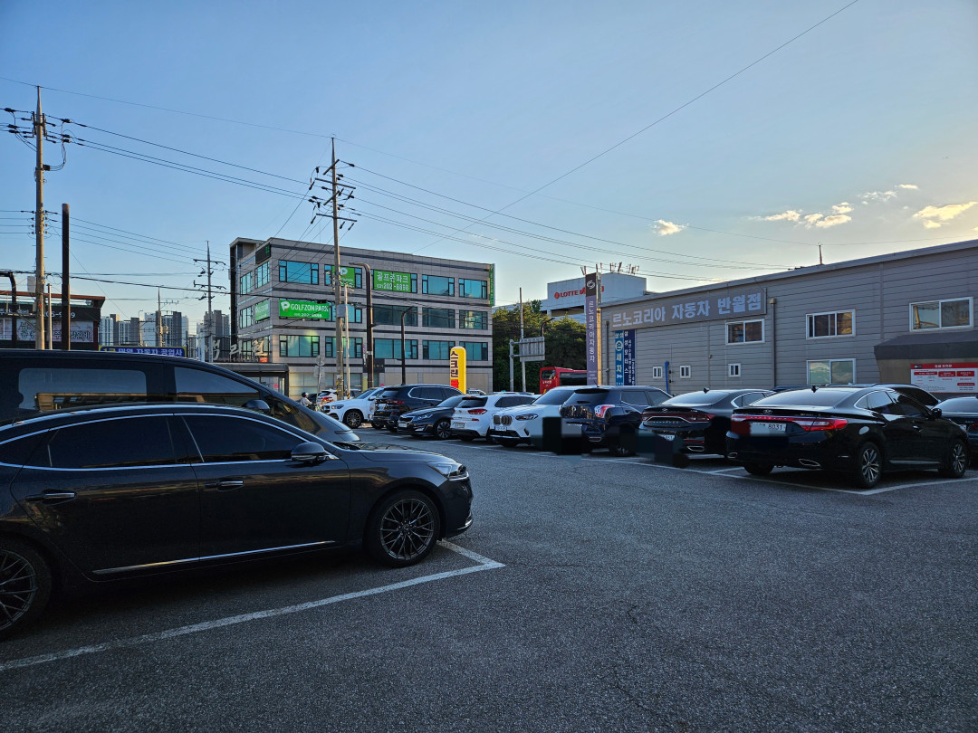 정진식당 주차장