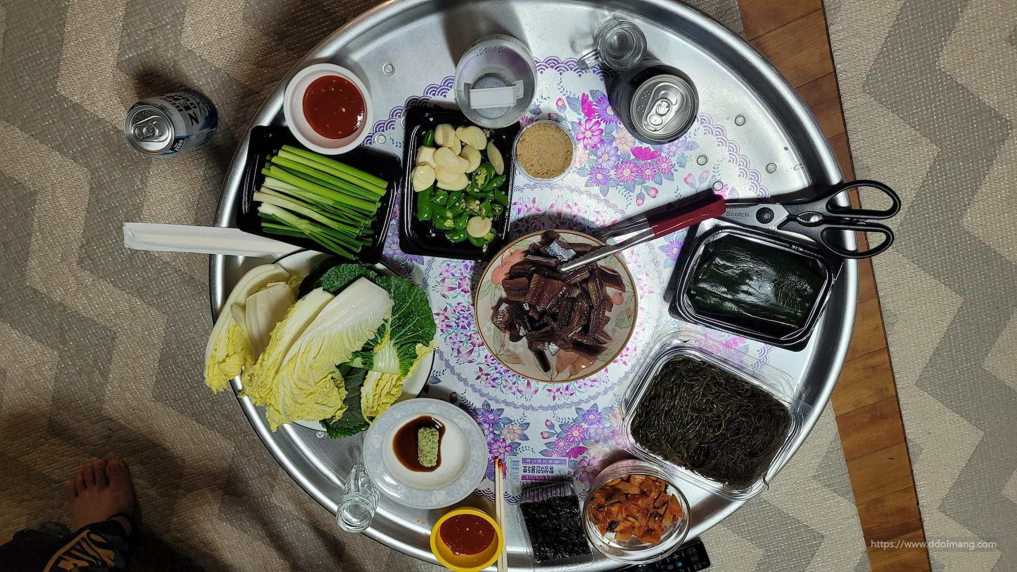 과메기 한상 차림