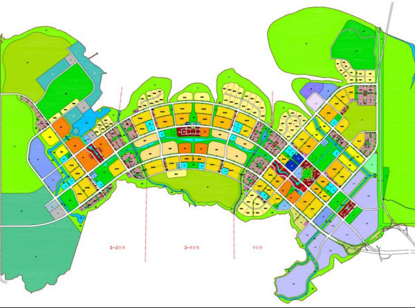 송산그린시티 토지이용계획도