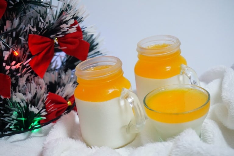 우유 귤양갱 귤푸딩