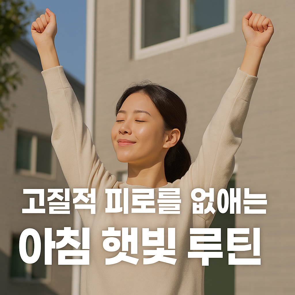 고질적 피로를 없애는 아침 햇빛 루틴
