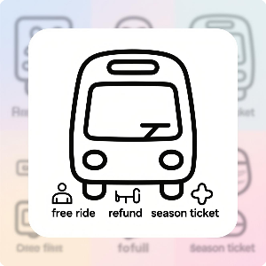대중교통 무임&middot;환급&middot;정기권 이미지