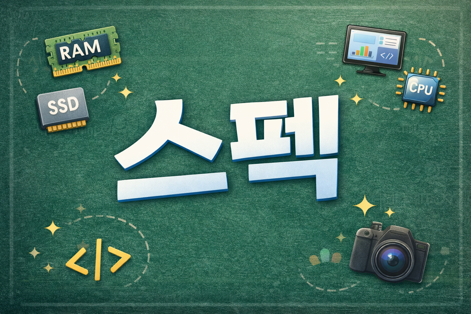 스펙 어렵다면, 이 표 한 장으로 결정하세요