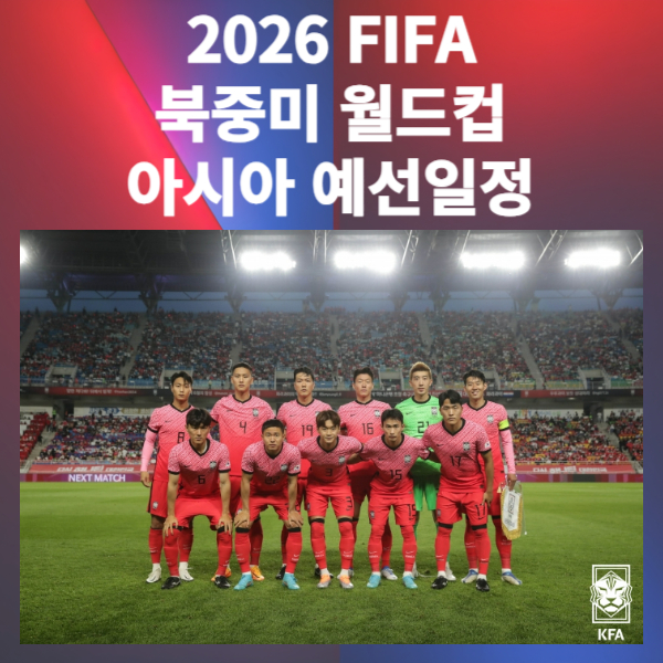 2026 FIFA 북중미 월드컵 아시아 예선일정