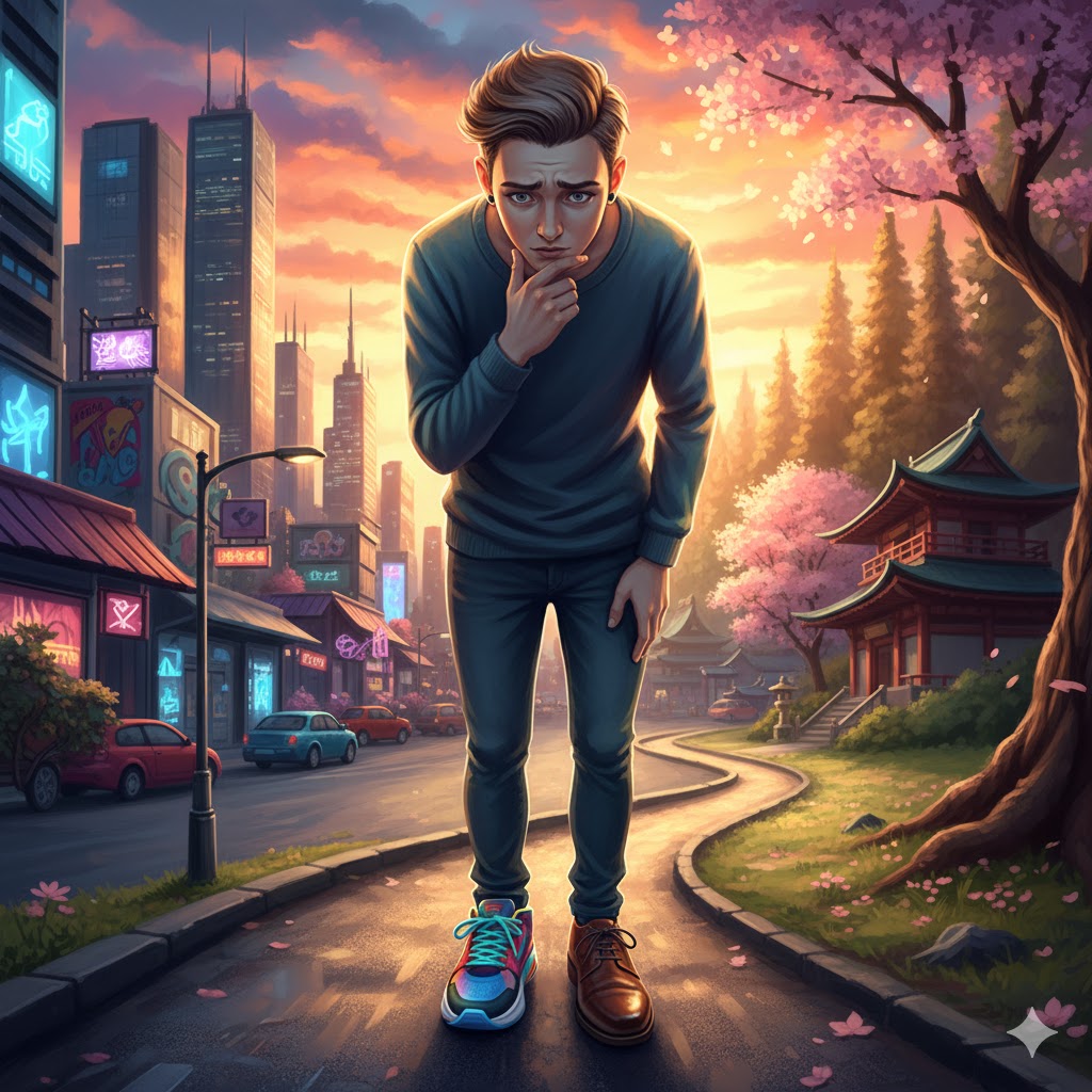 신발이 짝짝인 상황(경고)