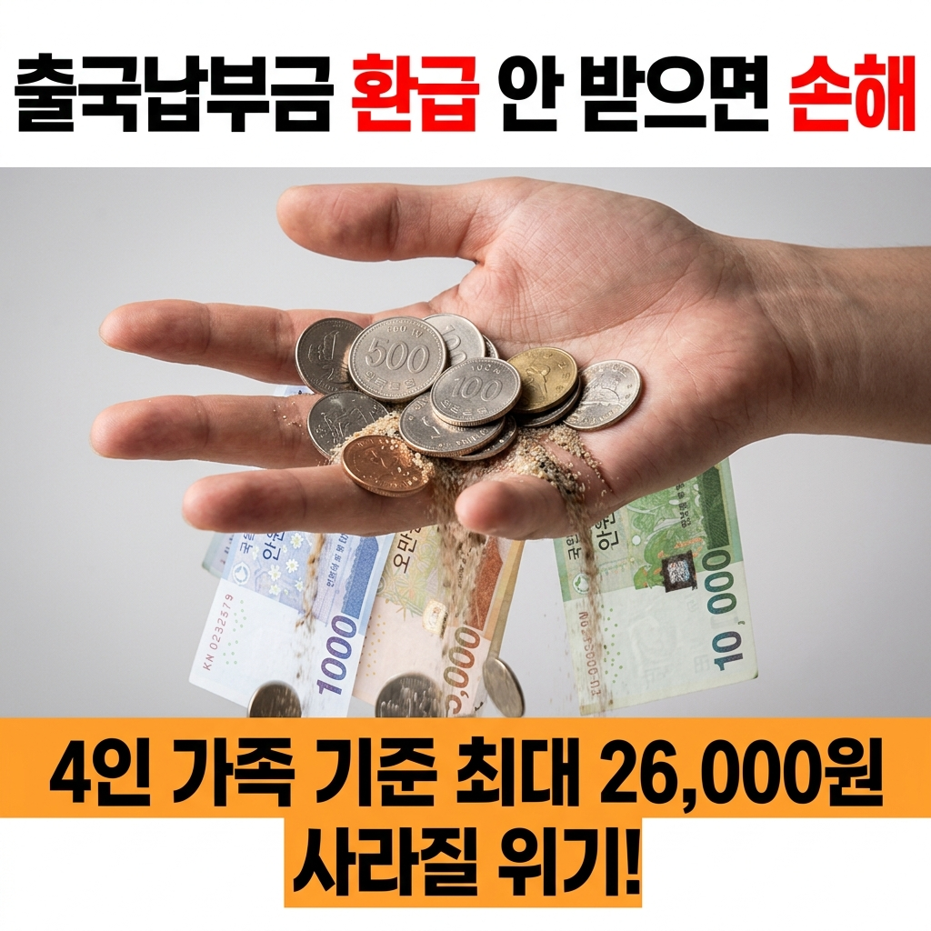 출국납부금 환급 안 받으면 손해 경고