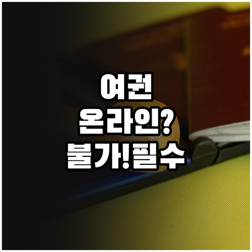 여권 재발급 온라인으로 간편하게 신청..