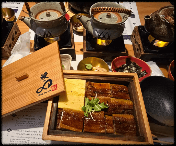 후쿠오카 장어덮밥 맛집 우나기노 에이토 음식