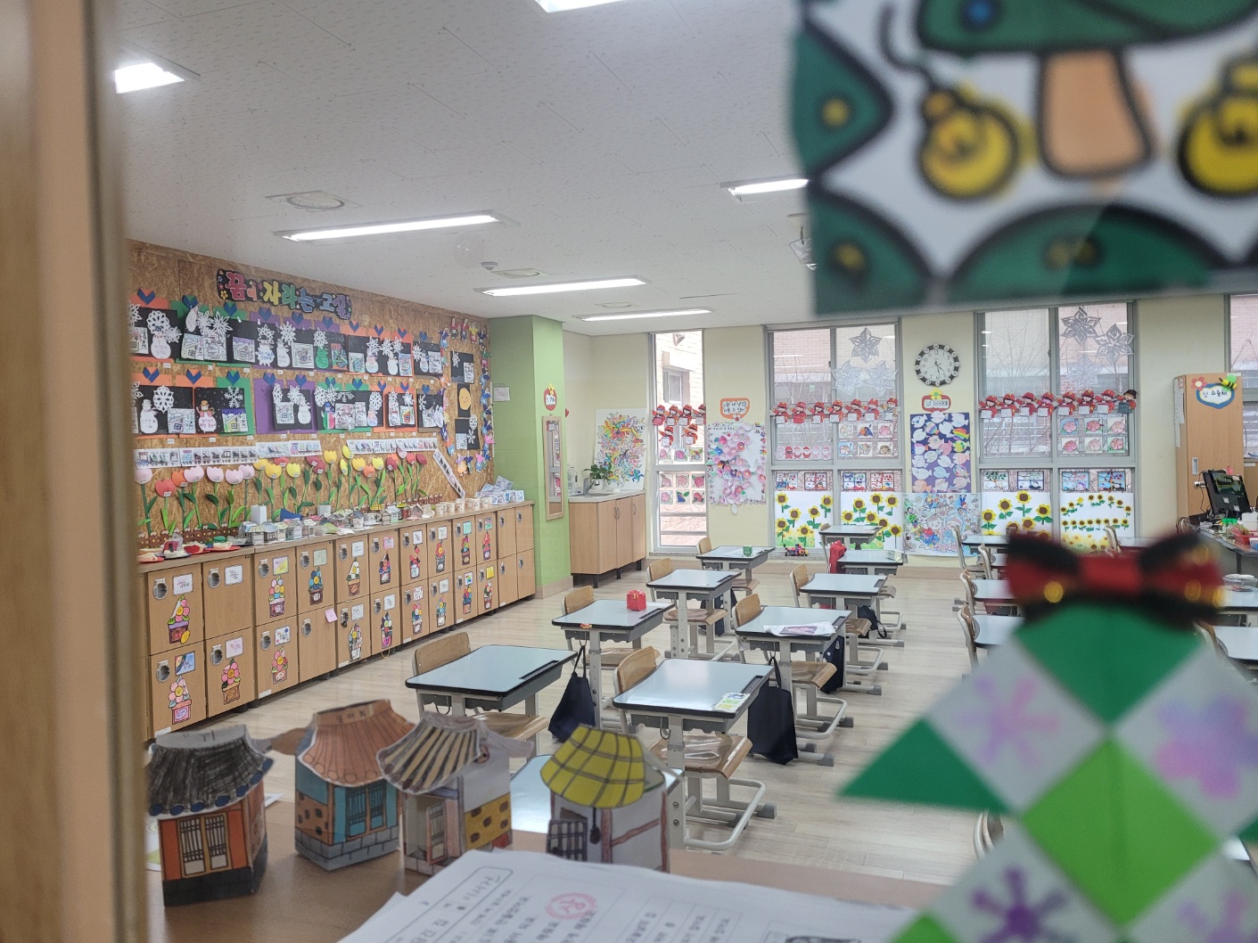 우솔초등학교 교실 내부