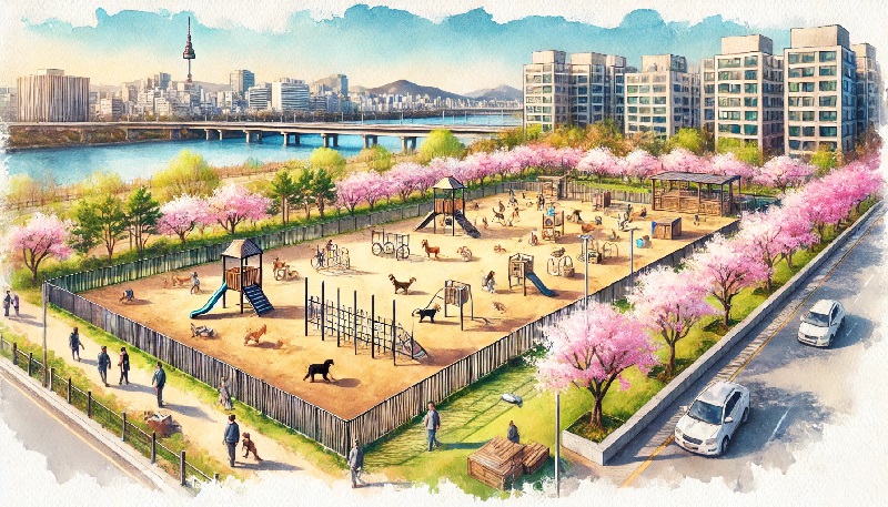 도심 속 반려견 산책하기 좋은 공원 모음