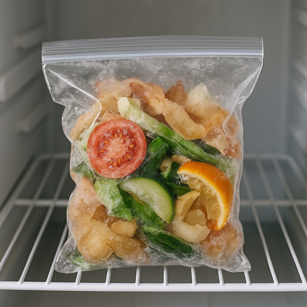 음식물쓰레기 냉동보관