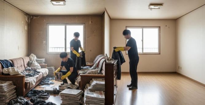 의성 고독사청소 및 정리