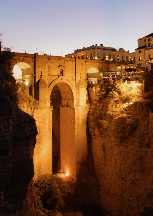 해질녁의 누에보 다리 1