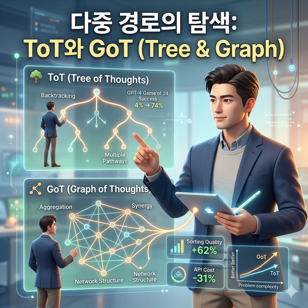 다중 경로의 탐색: ToT와 GoT (Tree &amp; Graph)