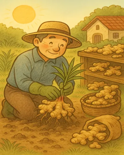 생강 수확 시기 및 보관 방법33