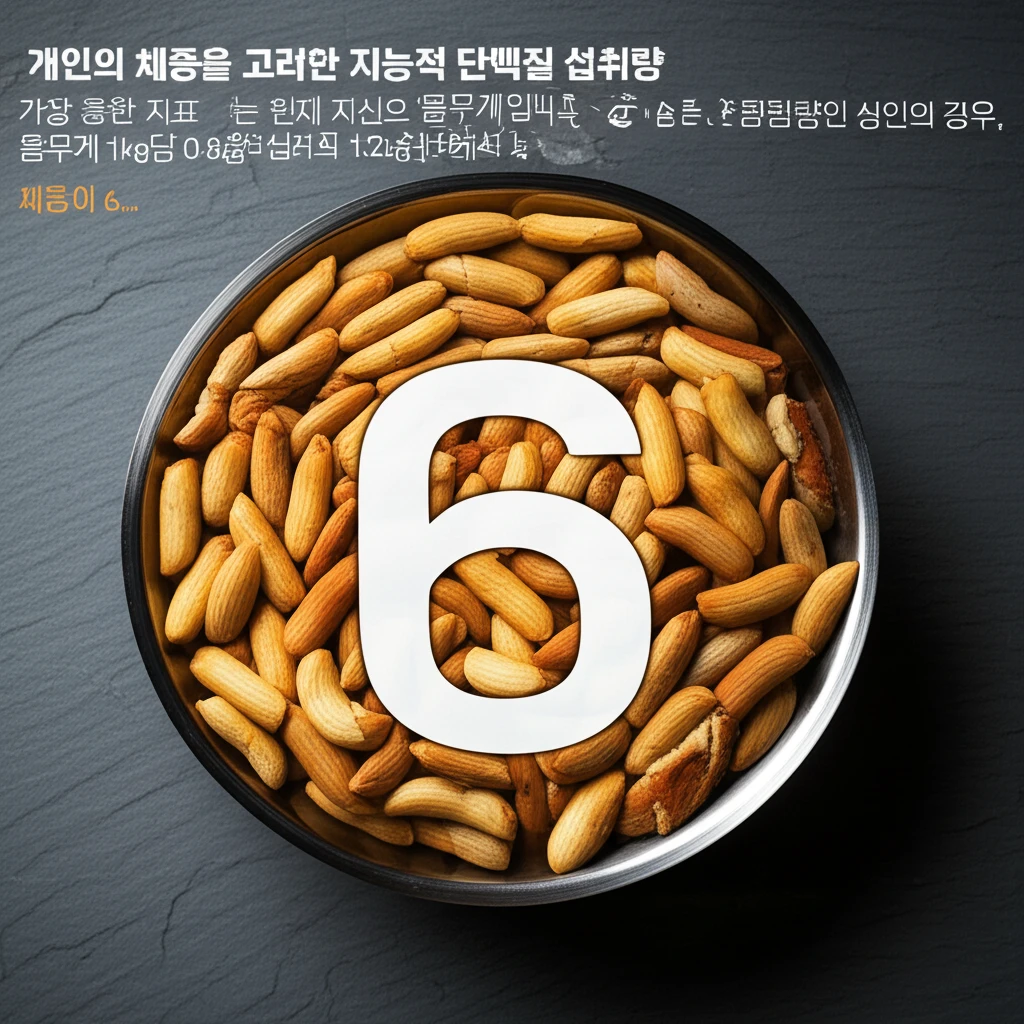 단백질 하루 섭취량 총정리 및 동물성..