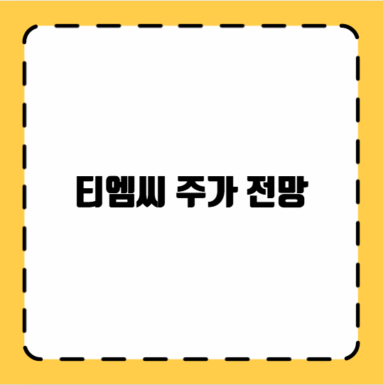 티엠씨 주가 전망