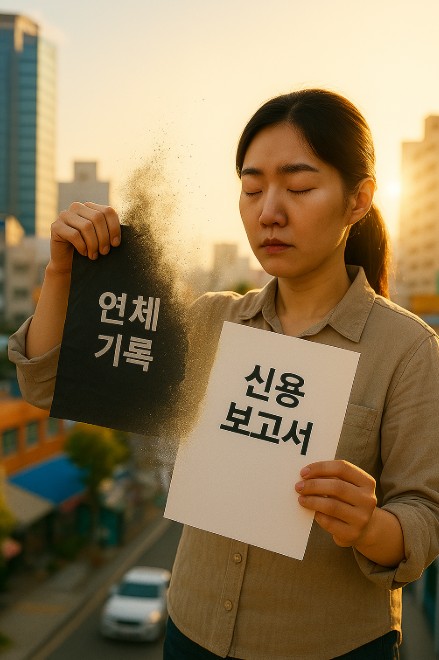 연체 기록 삭제 과정