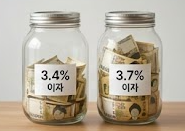 1년 정기예금 이율높은곳 상징하는 썸네일 이미지