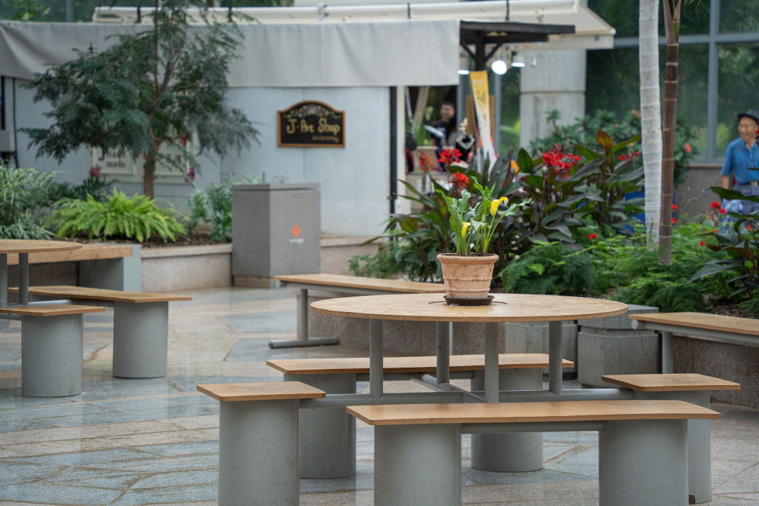 여미지 식물원 쉼터