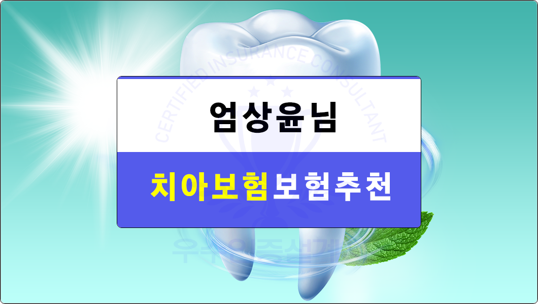 치아보험추천