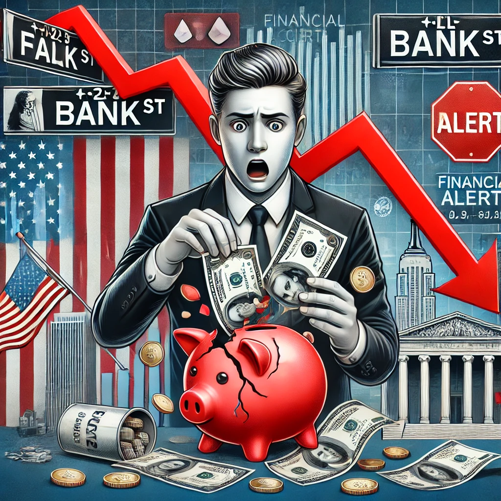 미국경제 금융위험 이미지