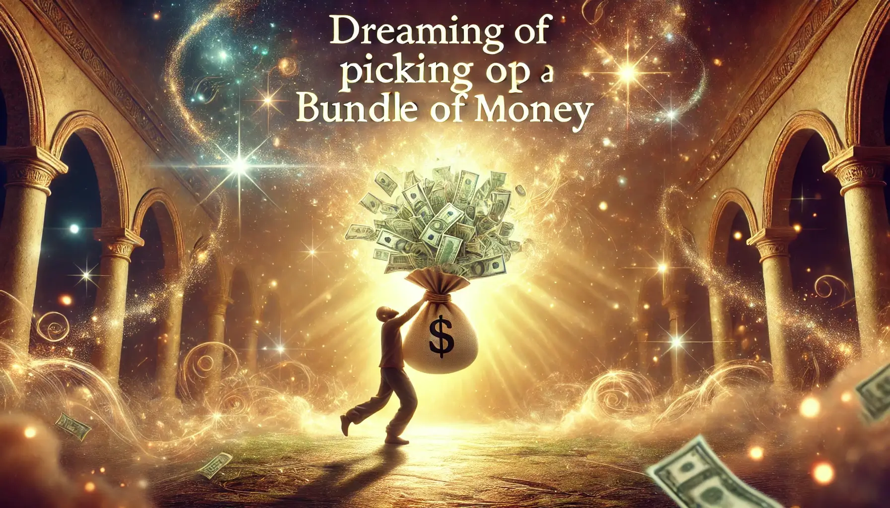 돈다발 줍는 꿈