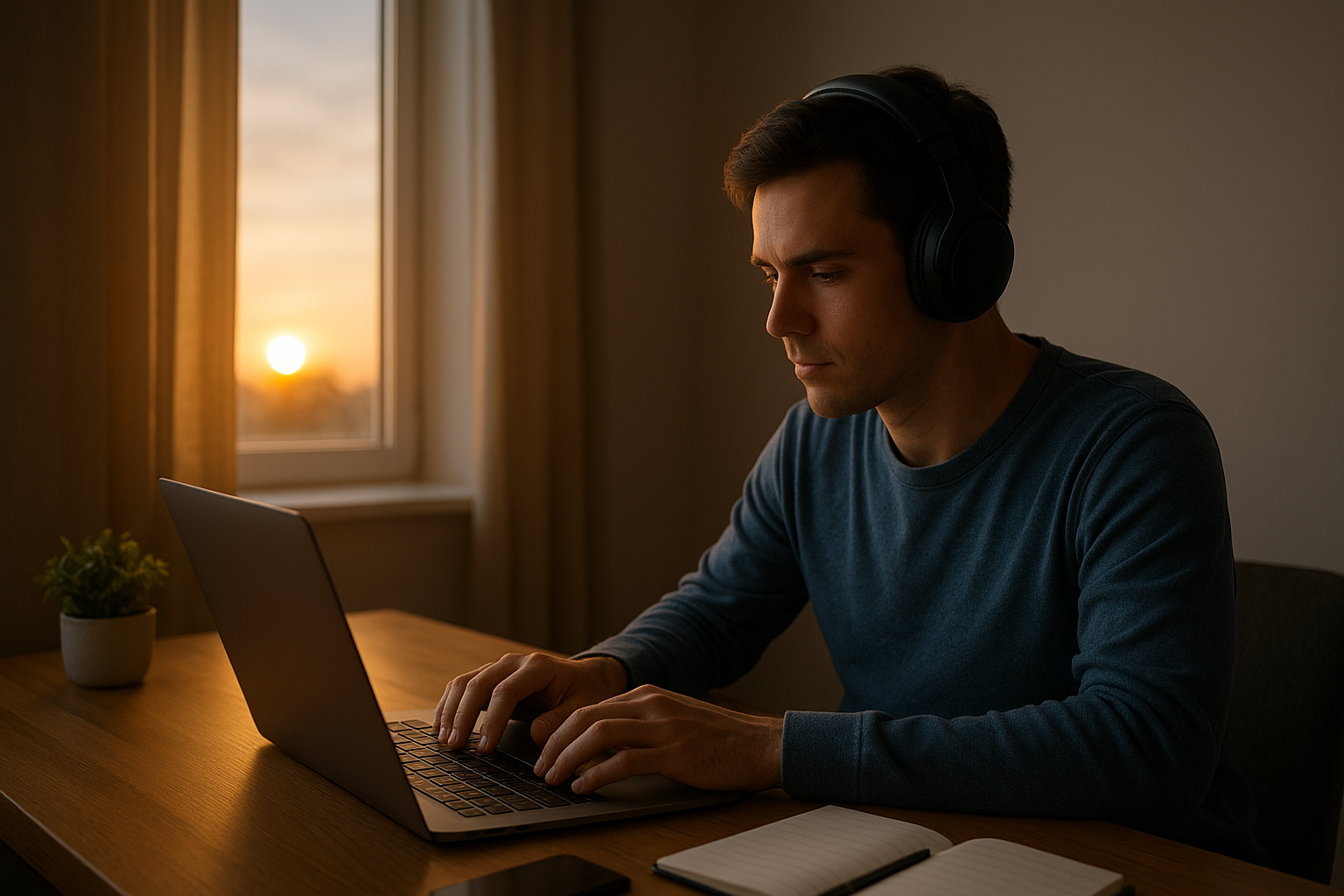 딥워크를 실천하는 이미지