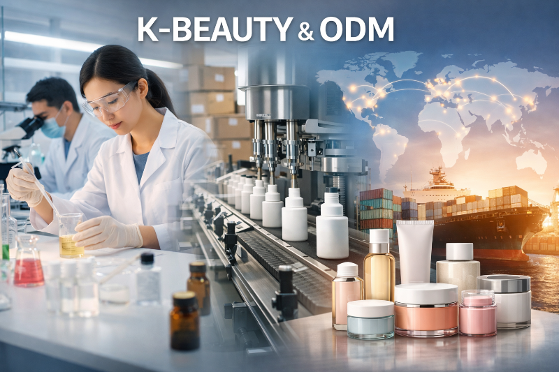 화장품 ODM 기업이 빠르게 성장하고 있어요