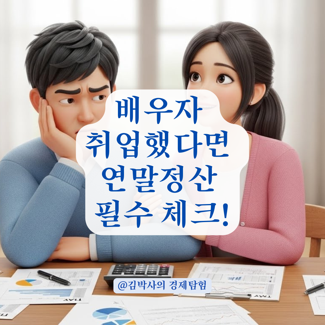 배우자가 취업 했다면? 연말정산 인적공제 변동 체크 및 과다공제 예방법 정리!