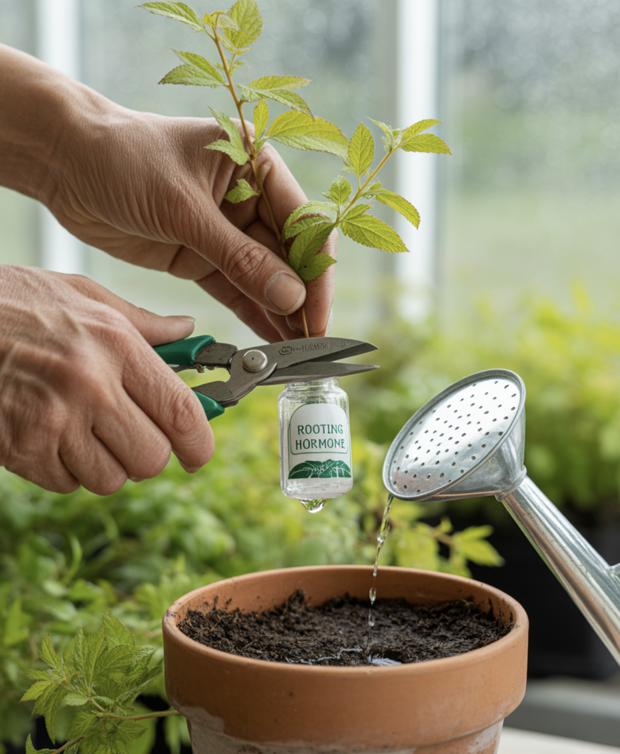 '꺾꽂이'로 즐기는 나눔의 기쁨
