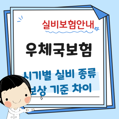 실비 상품별 차이