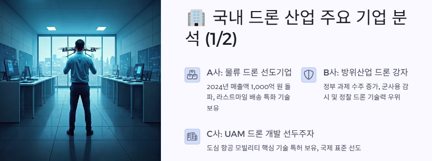 드론 관련주 대장주: 산업분석 및 투자전략