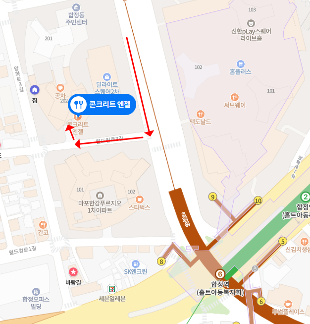 주차장 위치 정보