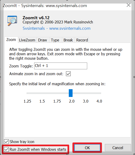 줌잇 윈도우 부팅시 자동실행하기