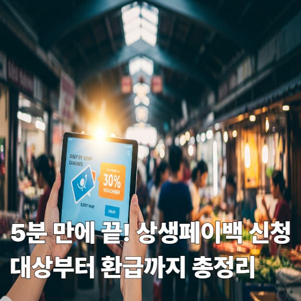 5분 만에 끝! 상생페이백 신청, 대상부터 환급까지 총정리