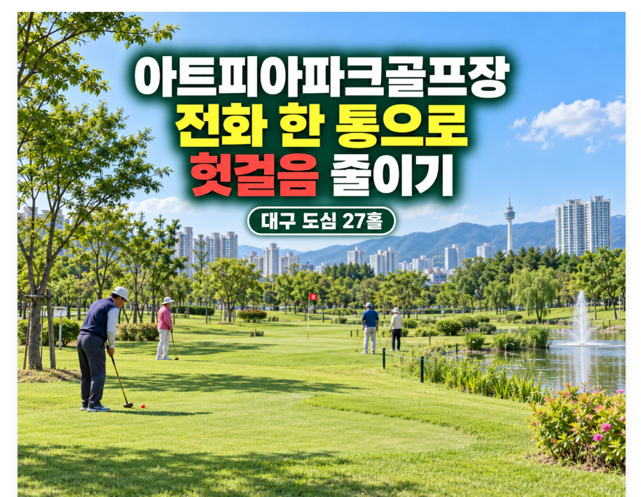 아트피아파크골프장 예약, 전화 한 통으로 헛걸음 줄이는 방법
