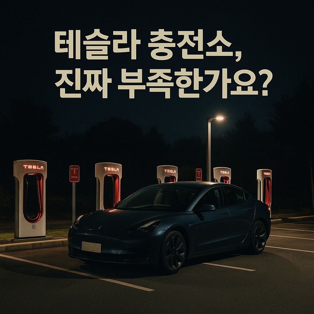테슬라 충전소, 진짜 부족한가요?