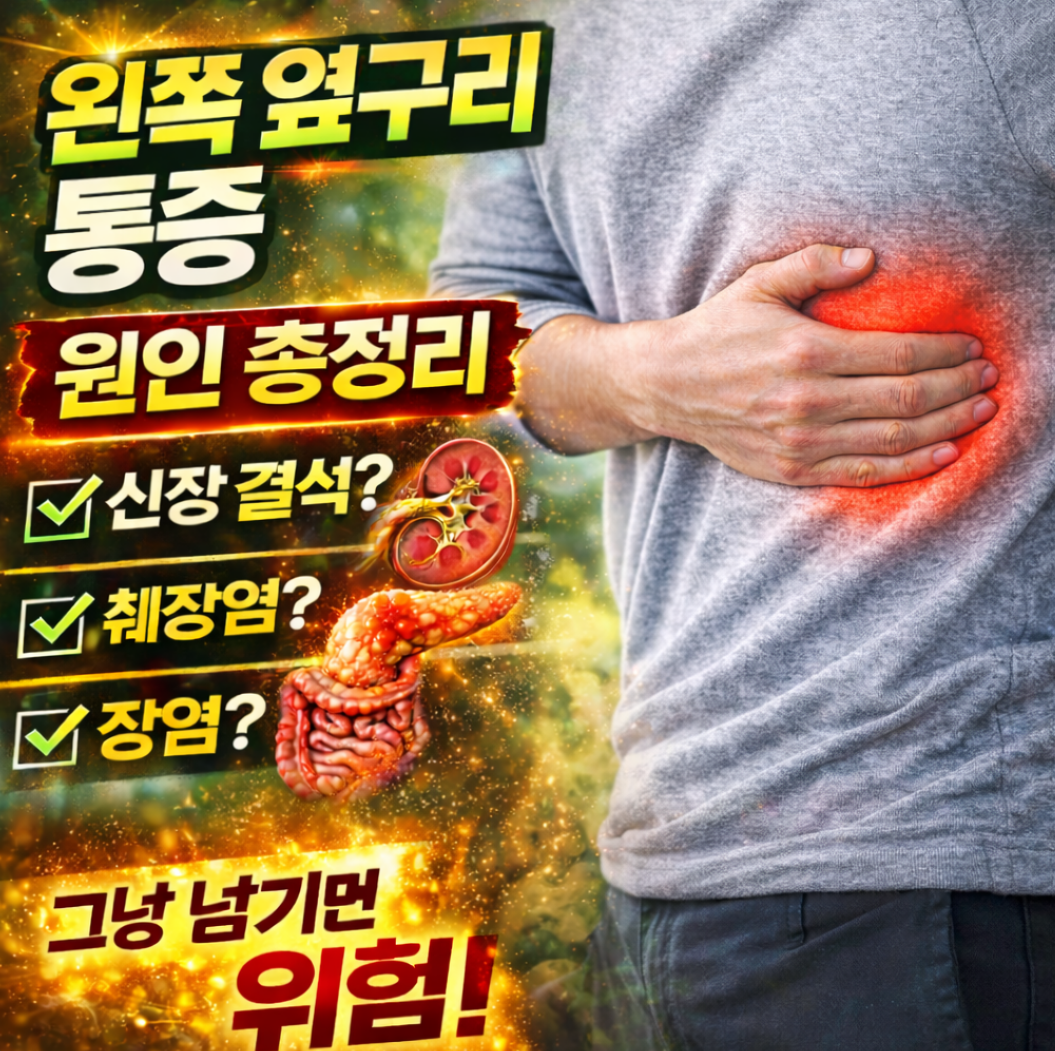 왼쪽 옆구리 통증 원인