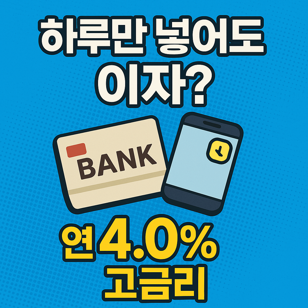 하루만 넣어도 이자 쌓인다! 모니모 KB 매일이자 통장, 고금리 꿀혜택 총정리